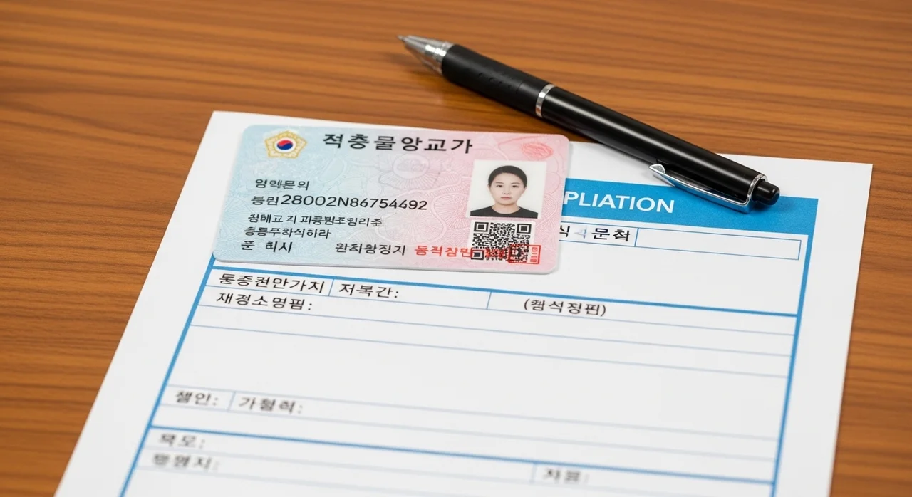 방문 신청 시 필요한 준비물 체크리스트