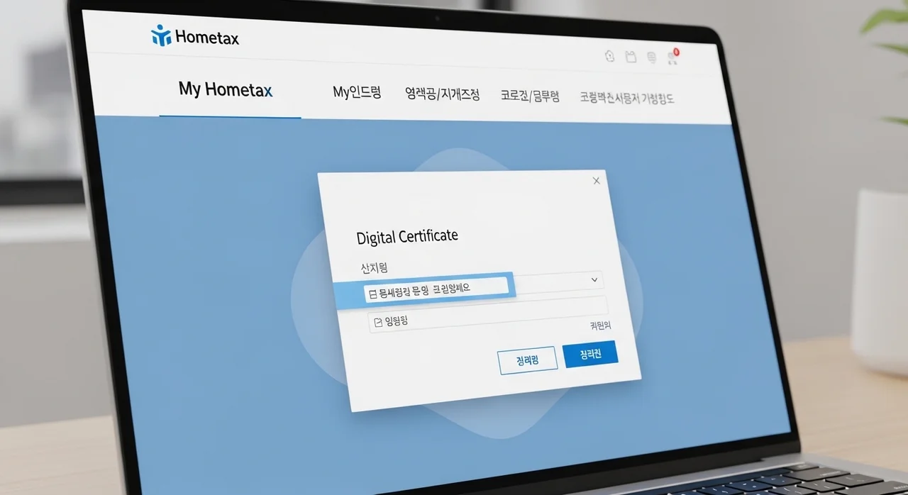 홈택스에서 5분 만에 서류 발급받는 방법