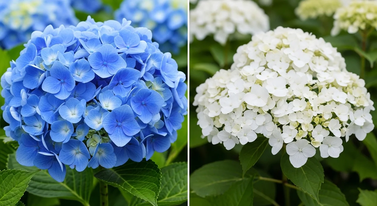 미국수국과 일반 수국의 차이점 한눈에 보기
