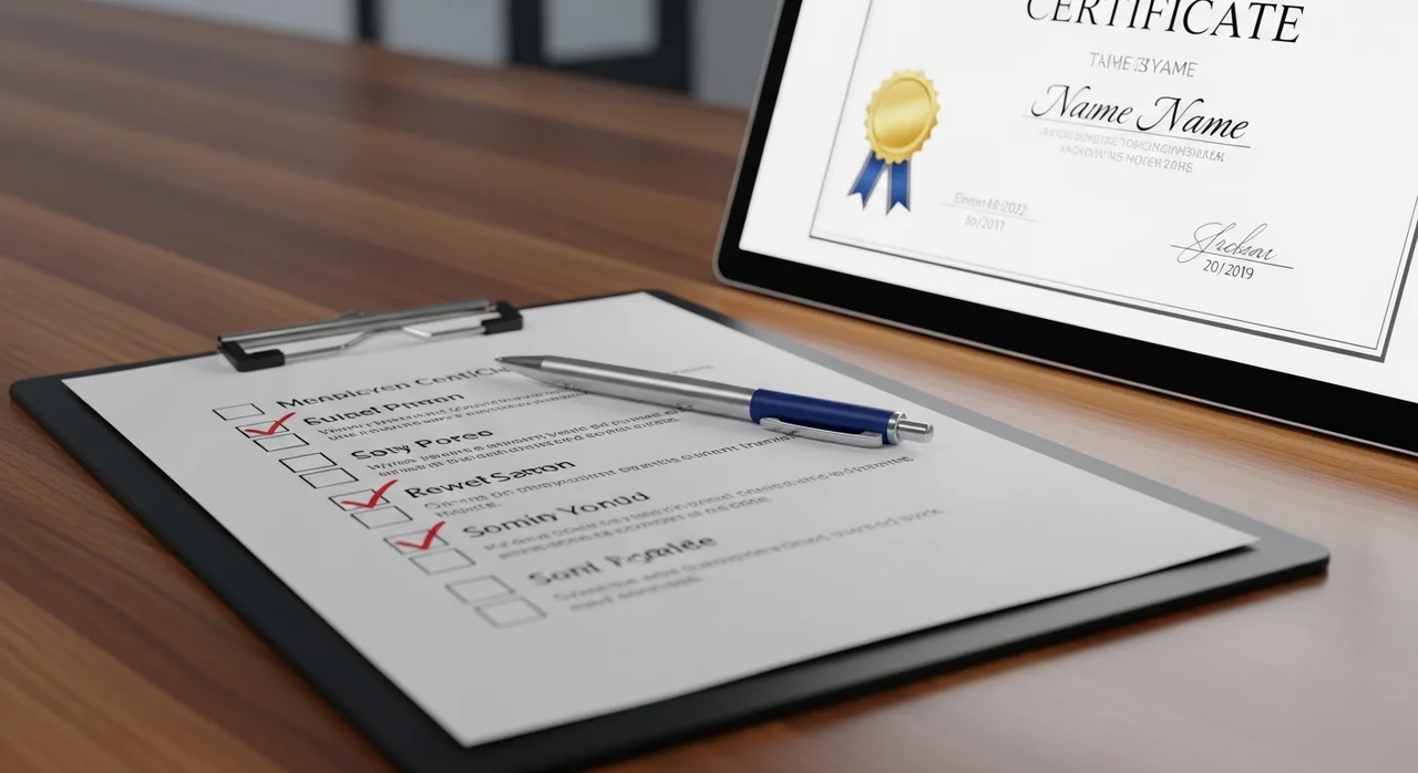 학습 전 반드시 체크해야 할 서류와 준비물