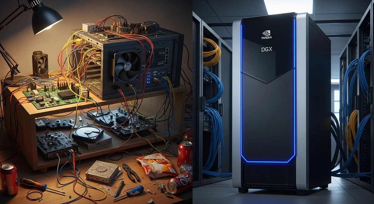 직접 구축(DIY) vs NVIDIADGX 비교