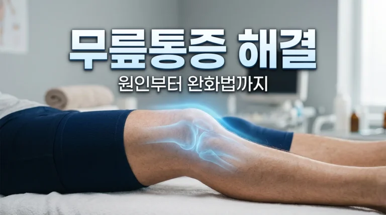 무릎통증 원인과 증상별 완화 방법 5가지 총정리