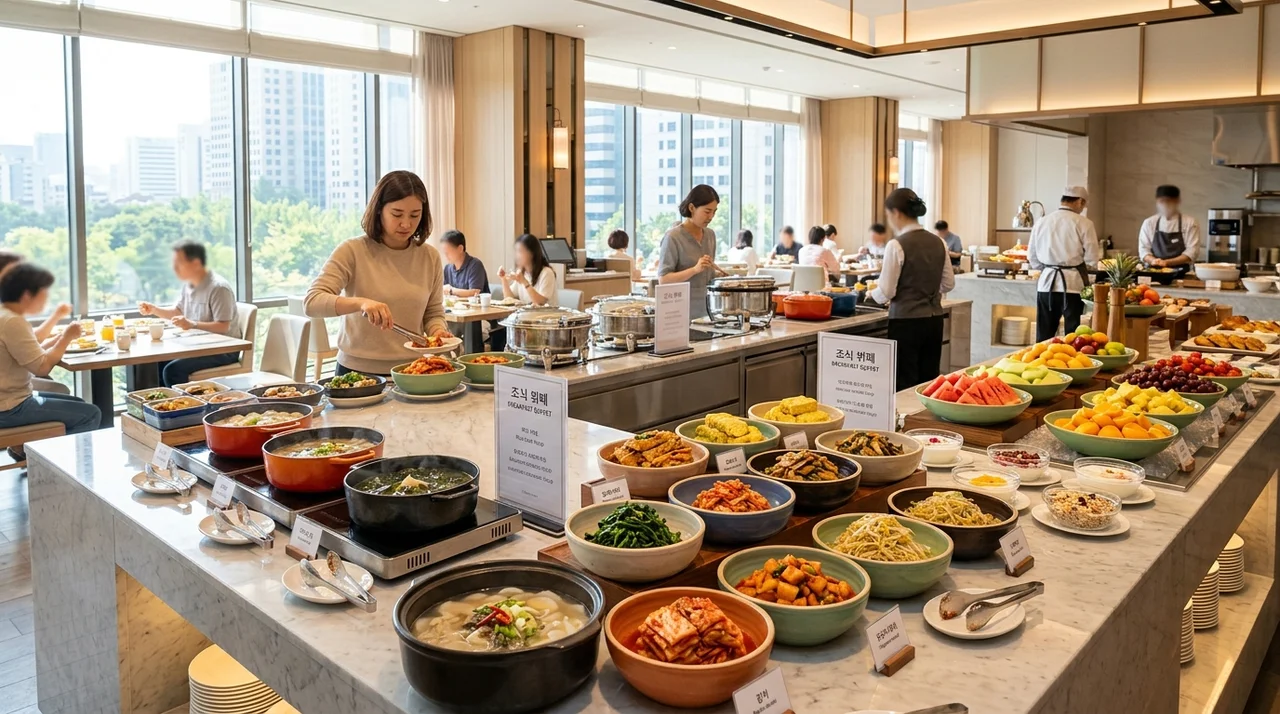 조식 뷔페와 근처 맛집 정보