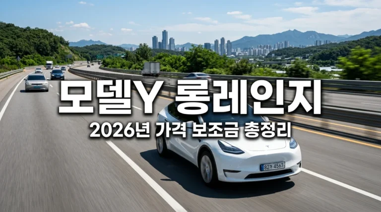 테슬라 모델Y 롱레인지 가격 보조금 주행거리 실구매가 완벽 정리