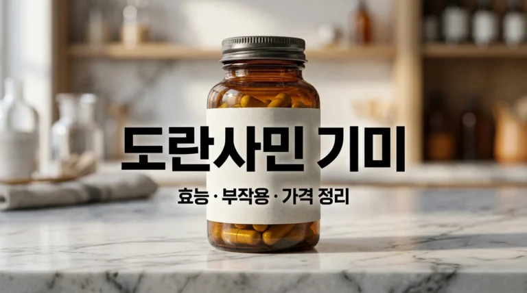 도란사민캅셀 기미 효과 부작용 가격 | 3개월 복용 가이드