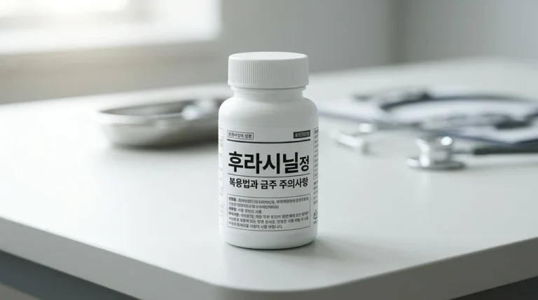 후라시닐정 항생제 효능 부작용 및 술 마시면 안되는 이유 총정리