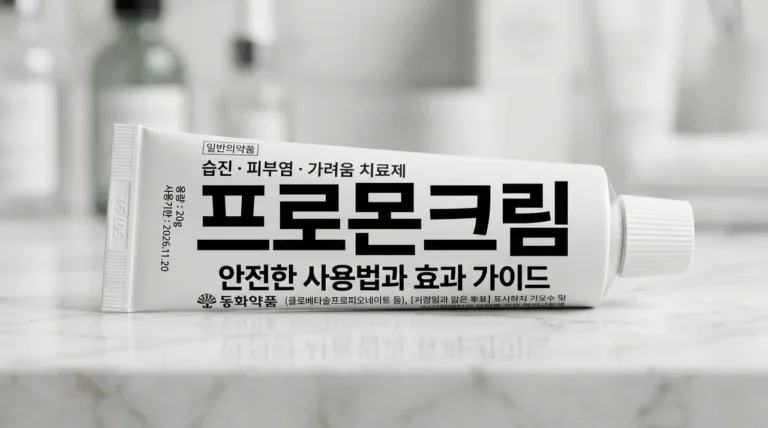 프로몬크림 효과 부작용 및 아토피 사용법, 스테로이드 등급 주의사항 총정리