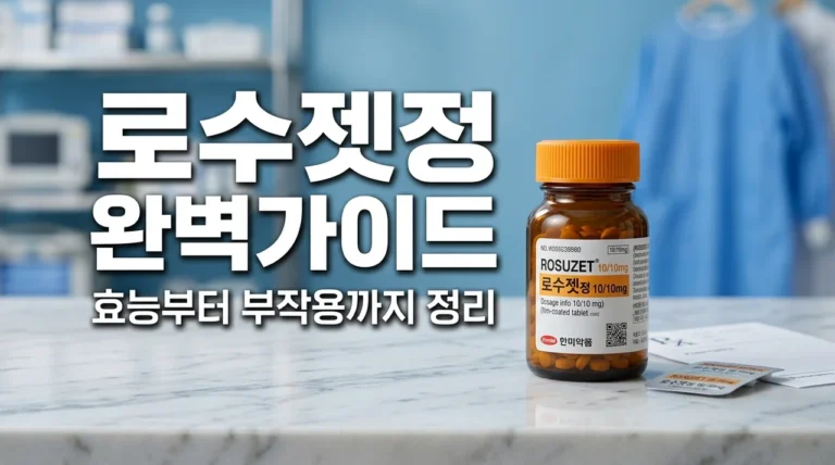 로수젯정 효능 부작용 함량별 차이(10/5, 10/10) 복용법 완벽 정리