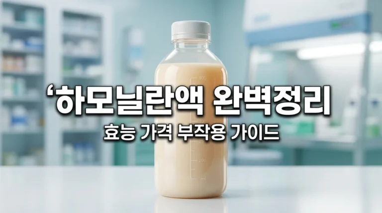 하모닐란액 효능 가격 부작용 복용법 총정리 (200ml 500ml)