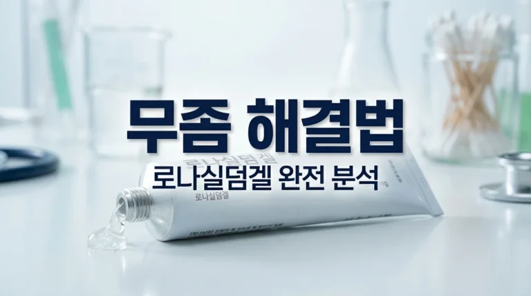 로나실덤겔 무좀 효과 및 사용법: 가격과 부작용까지 총정리