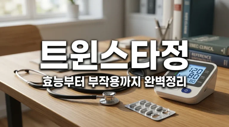 트윈스타정 효능 부작용 및 함량별 주의사항 완벽 가이드