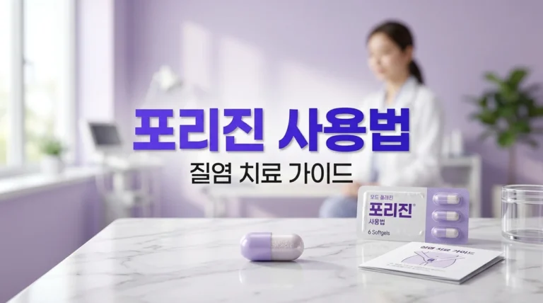 포리진질연질캡슐 효능 효과와 올바른 사용법 및 주의사항 완벽 정리