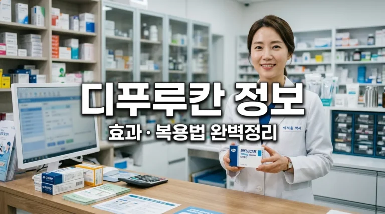 디푸루칸캡슐 효과 복용법 주의사항 | 질염 무좀 처방약 완벽정리
