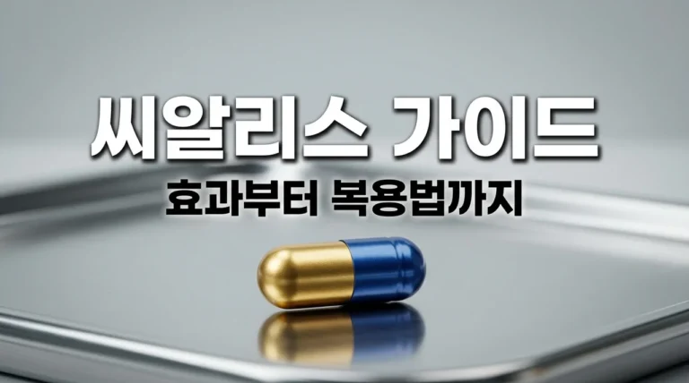 씨알리스 효과 복용법 및 가격 총정리 (5mg 20mg 부작용 주의사항)
