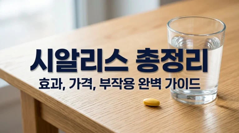 시알리스 효과 복용법 가격 부작용 5분 총정리 (정품 처방 가이드)