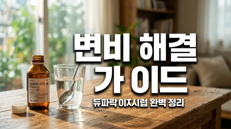 듀파락이지시럽 복용법 효과 부작용: 아기 임산부 변비약 가이드