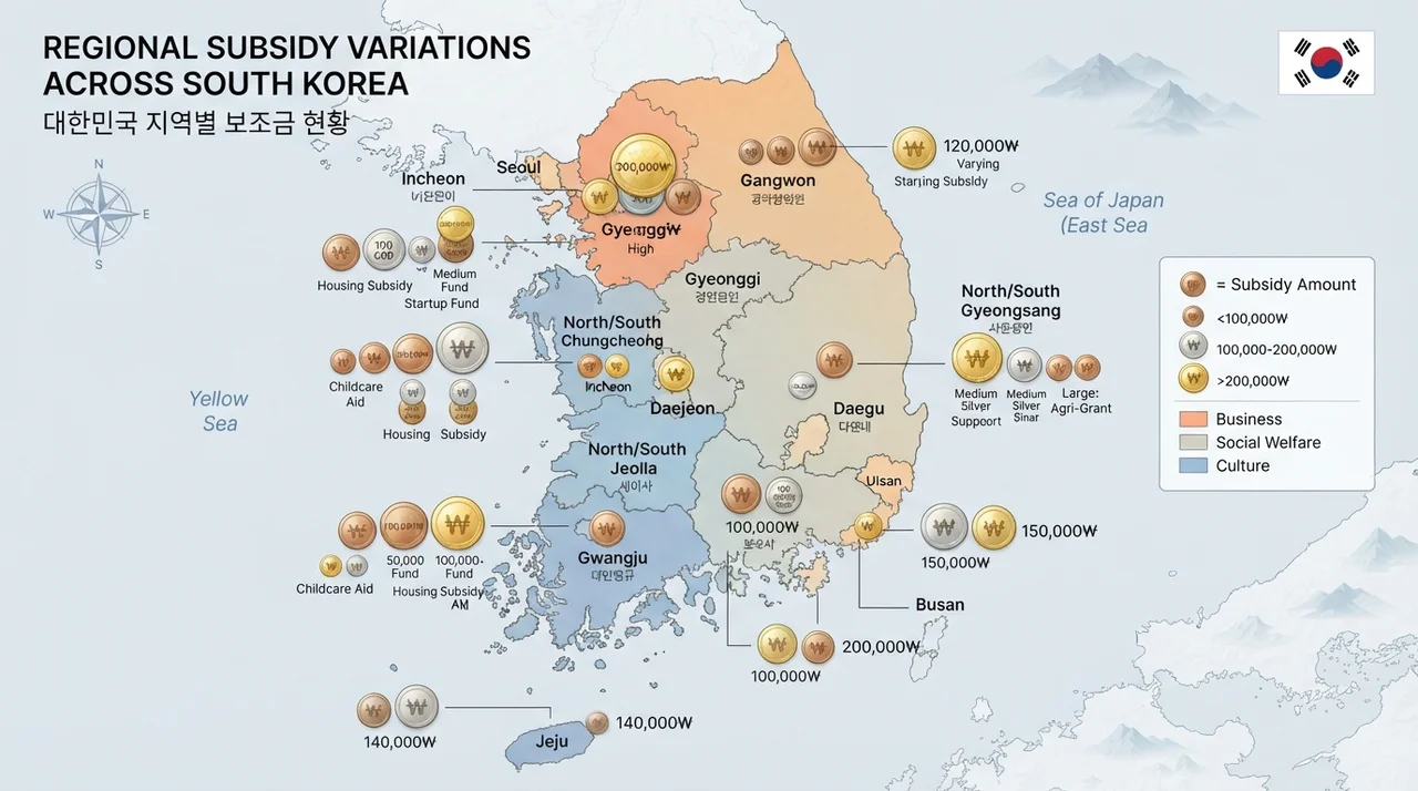 국고 보조금 vs 지자체 보조금 차이점