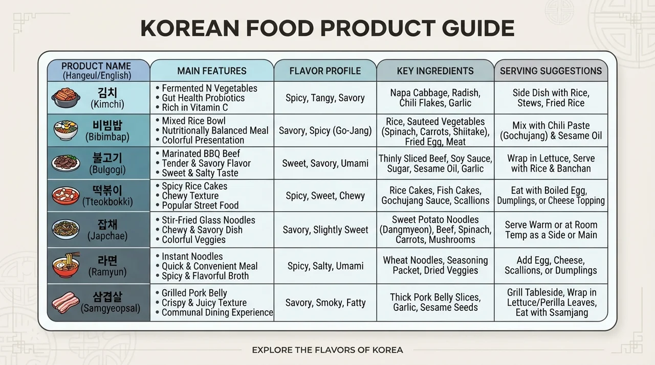 한눈에 보는 장신몰 인기 메뉴 베스트 4