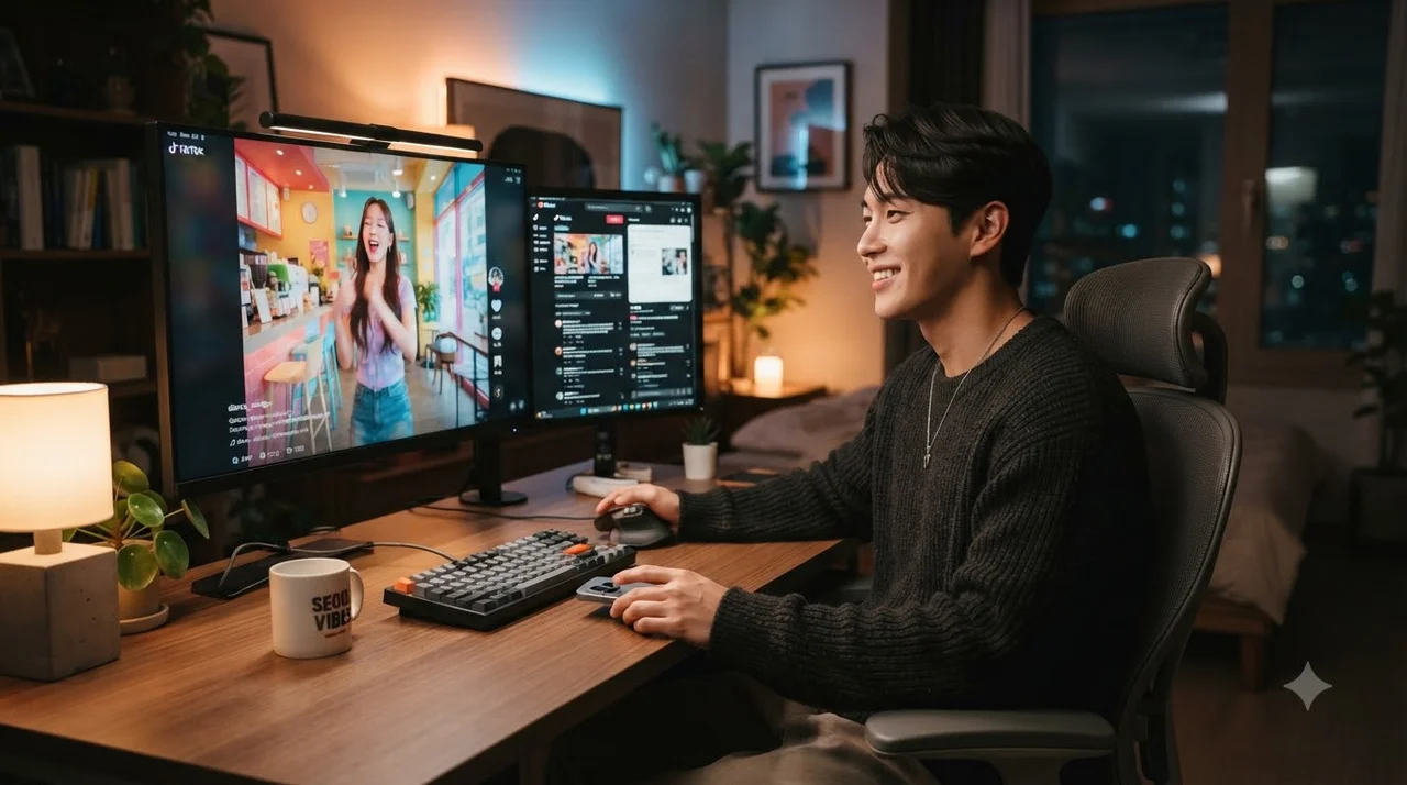 작은 화면은 이제 그만! 틱톡 PC 다운로드로 시원하게 즐기세요