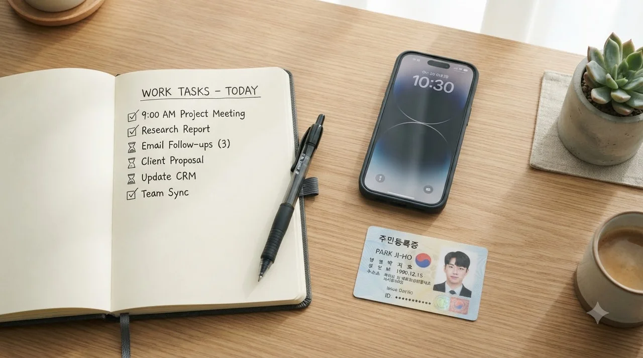 준비물 및 가입 전 체크리스트