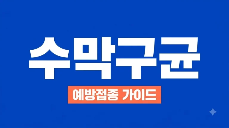 수막구균 예방접종 가격 시기 종류 성인 아기 필수 여부 총정리
