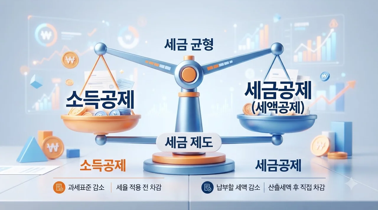 소득공제 vs 세액공제, 무엇이 다를까?
