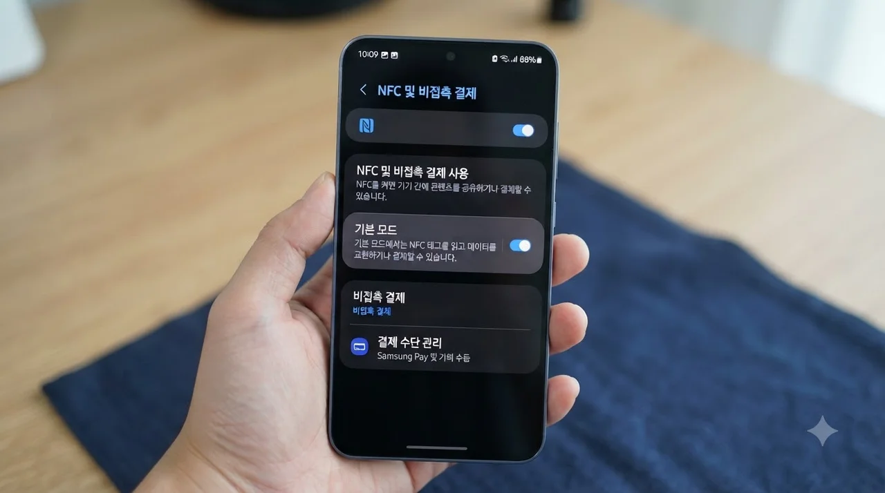 가장 흔한 원인 1순위: NFC 설정 최적화