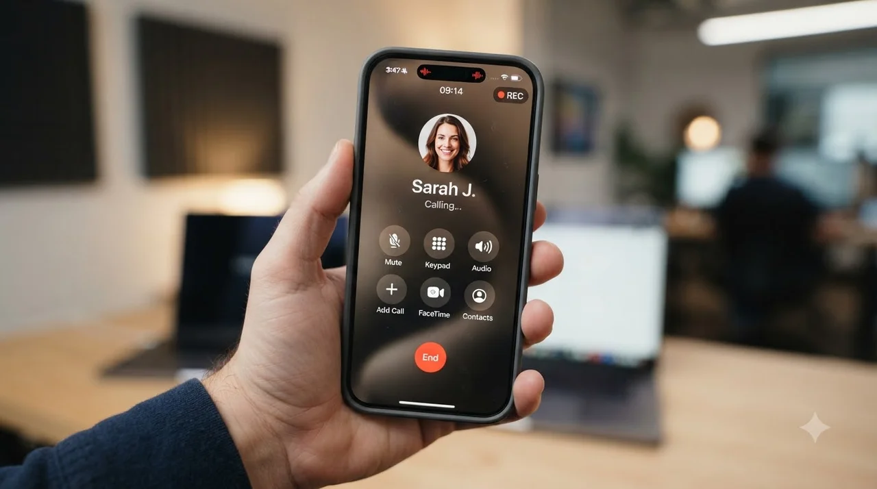 iOS 순정 통화 녹음 기능 사용 조건과 특징