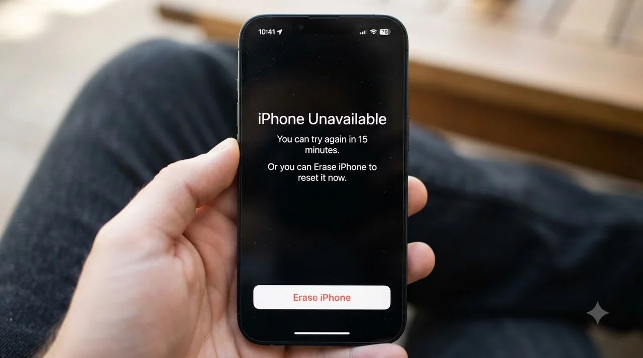 방법 1: 컴퓨터 없이 'iPhone 지우기'로 즉시 해결하기