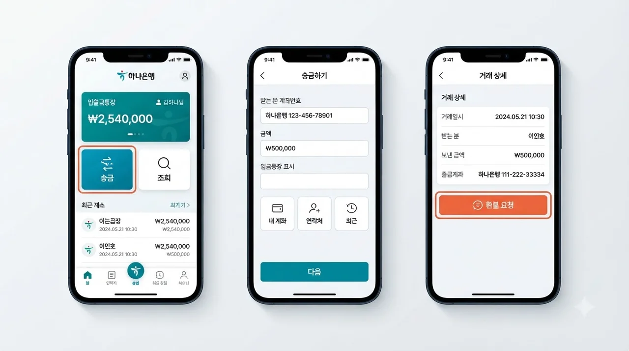 모바일 티머니 앱에서 마일리지 출금하는 3단계