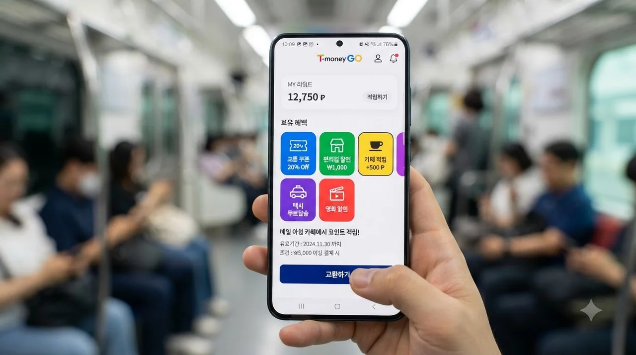 티머니GO 마일리지 현금화의 핵심: 충전권 활용