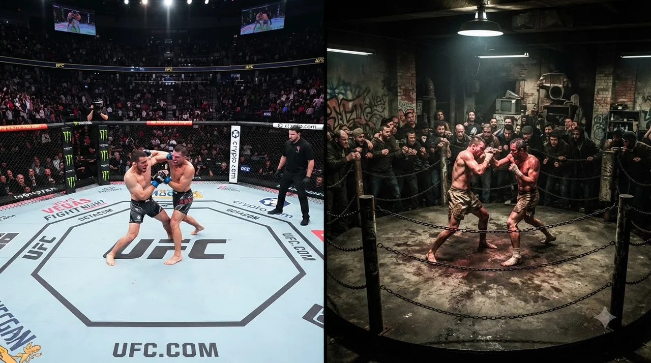 야차룰 vs 정식 MMA 경기 차이점