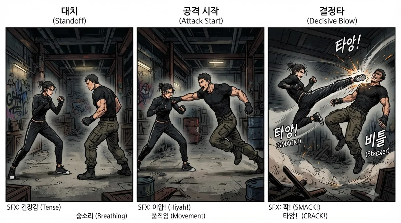 야차룰 경기가 진행되는 실제 단계